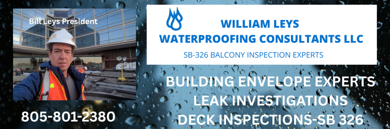 SB 326 Deck Inspections * Waterproofing Consultants * Construction Defect Investigations By Bill Leys The Deck Expert